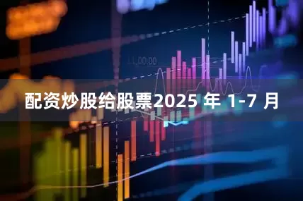 配资炒股给股票2025 年 1-7 月